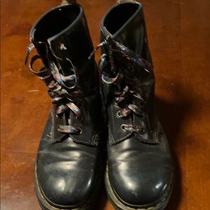 8 hole Blue Vegan Dr.Martens